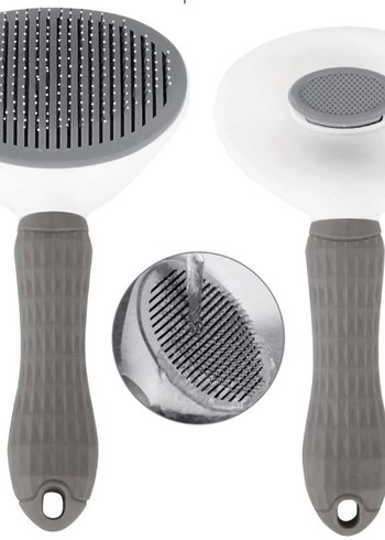 Gri Tüy Toplama Fırçası - Kediler ve Köpekler İçin - Görsel 2