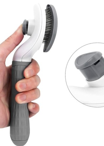 Gri Tüy Toplama Fırçası - Kediler ve Köpekler İçin - Görsel 3