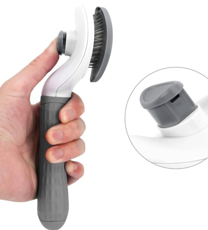 Gri Tüy Toplama Fırçası - Kediler ve Köpekler İçin - Görsel 3