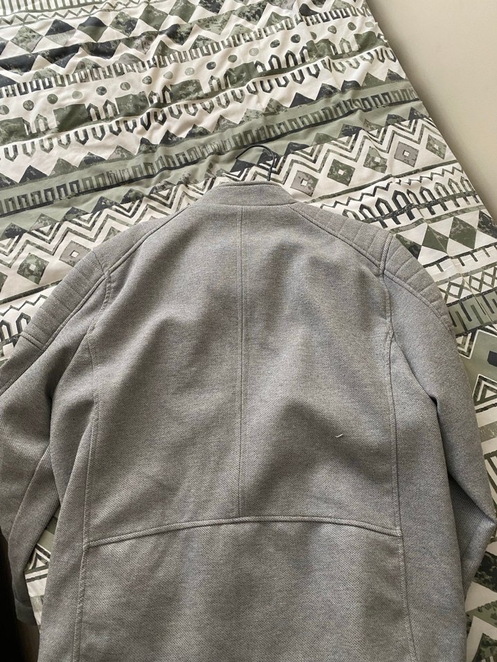 Gri Fermuarlı Erkek ceket - Görsel 3
