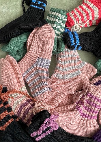 El örgüsü patik her renk mevcuttur - Görsel 3