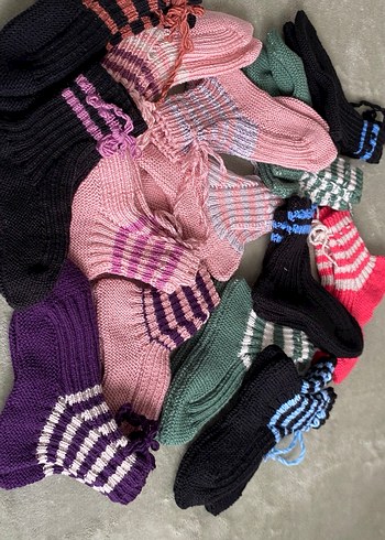 El örgüsü patik her renk mevcuttur - Görsel 5