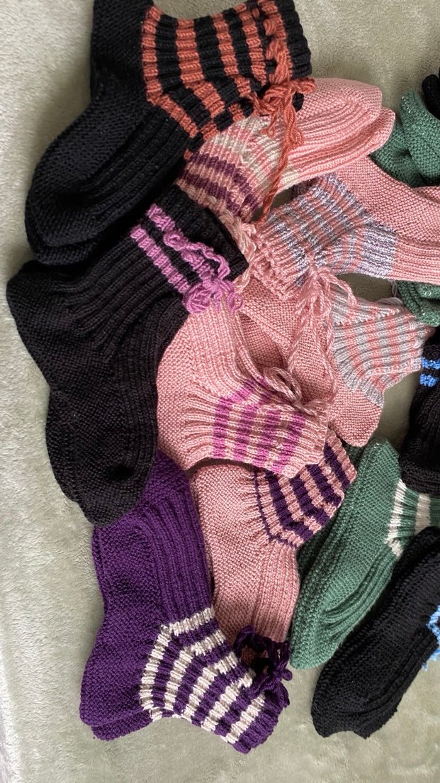 El örgüsü patik her renk mevcuttur - Görsel 2