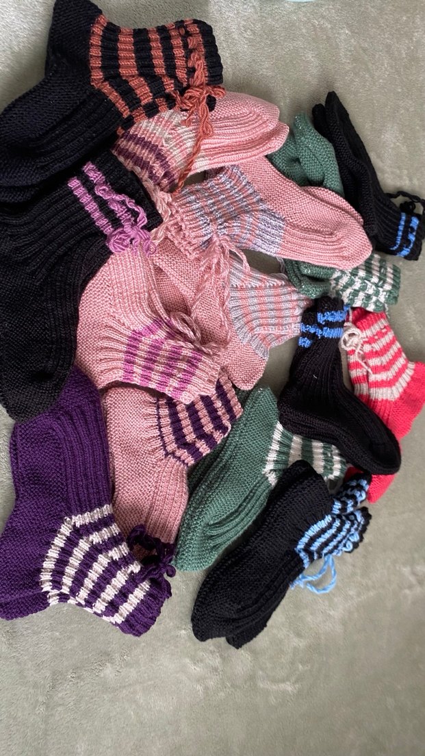 El örgüsü patik her renk mevcuttur - Görsel 5