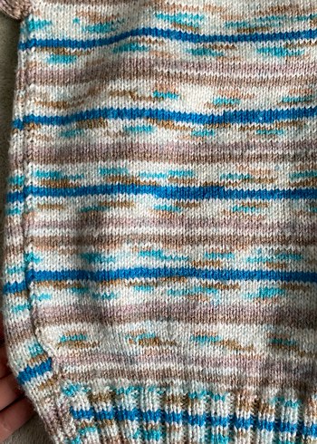 V Yaka Erkek Çocuk Triko Süveter - Görsel 2