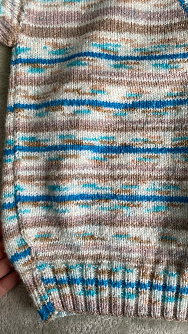 V Yaka Erkek Çocuk Triko Süveter - Görsel 2