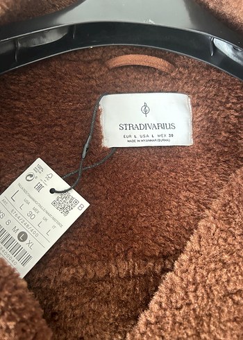 Kahverengi Süet Kürklü Kadın Ceket hiç giyilmedi sıfır etiketli - Görsel 3