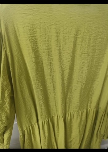 Uzun Kollu, Salaş Kesim Yeşil Bluzu - Görsel 2