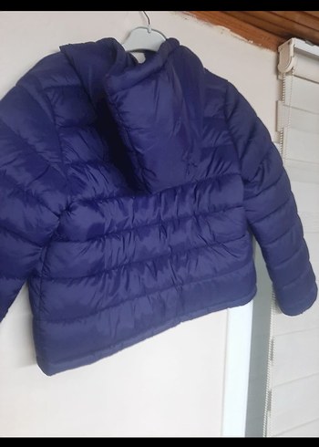 Lacivert Fermuarlı Kışlık Mont - Görsel 2