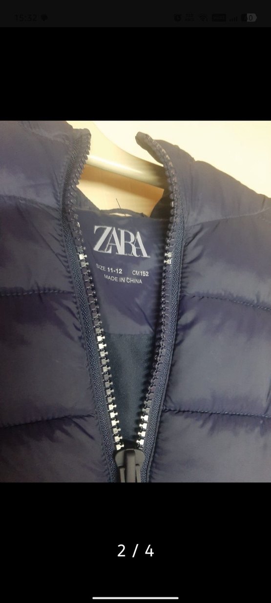 Lacivert Fermuarlı Kışlık Mont - Görsel 4