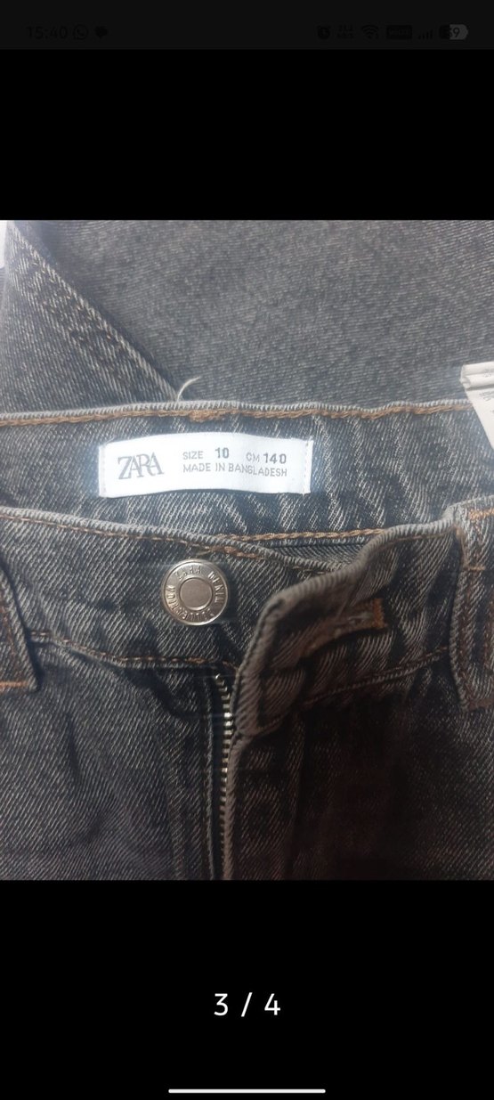 Gri Kadın Denim Pantolon - Görsel 4