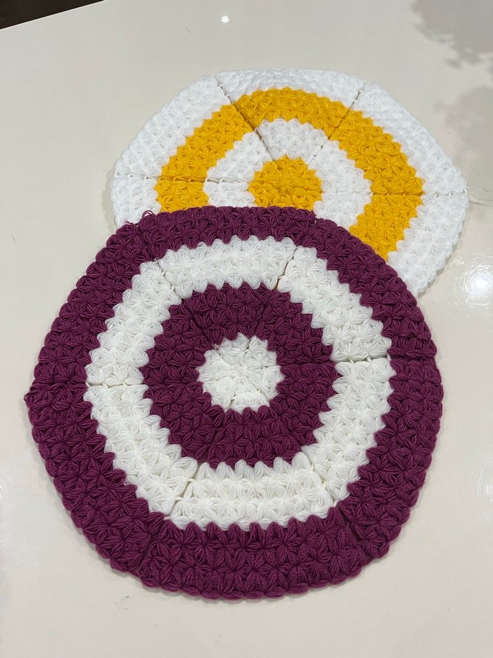 Renkli örgü banyo lifi - Görsel 4