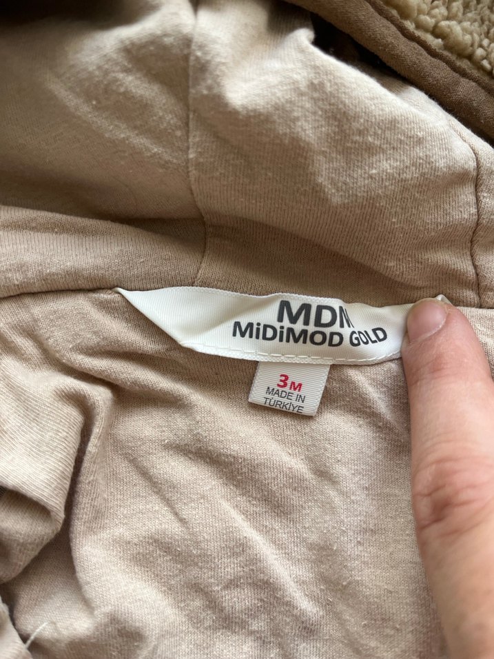 Kahverengi Leopar Desenli Bebek Tulumu - Görsel 2