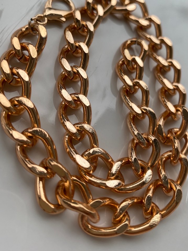 Xuping Kalın Zincir Kolye - Görsel 2