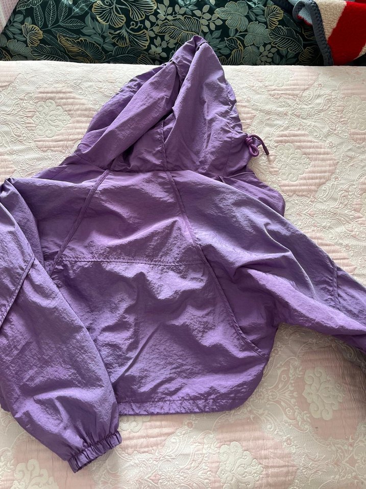 Bershka mor yağmurluk - Görsel 2