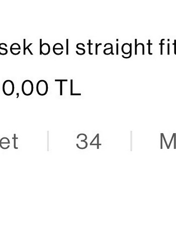 Pull and bear yüksek bel straigh fit pantolon - Görsel 4