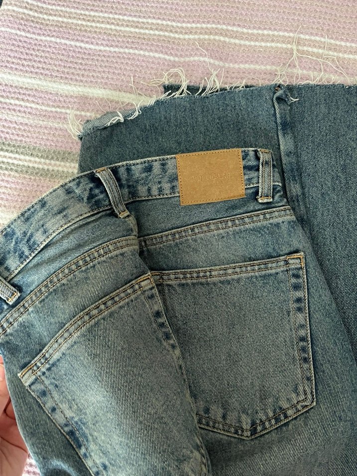 Pull and bear yüksek bel straigh fit pantolon - Görsel 3