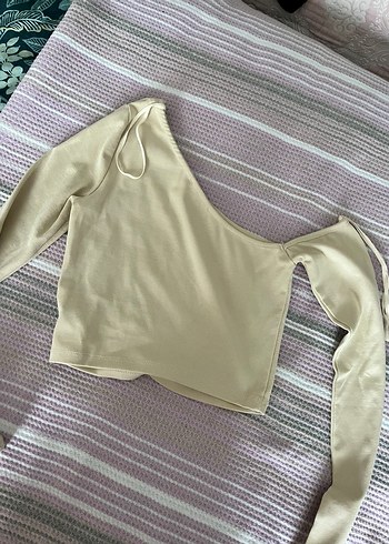 Stradivarius tek kol üst - Görsel 3