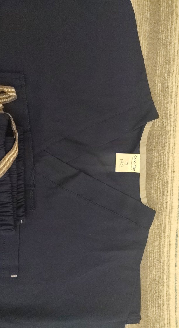 Lacivert Scrubs Takımı (Uçak Medikal) - Görsel 2