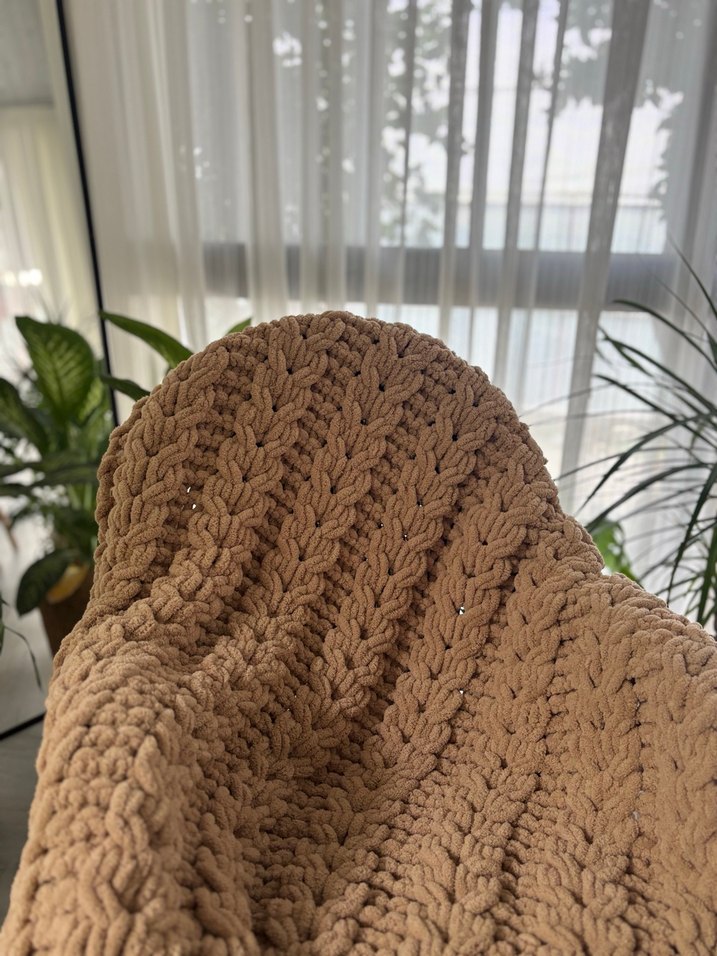 Örgü Desenli Çocuk Battaniyesi - Görsel 2