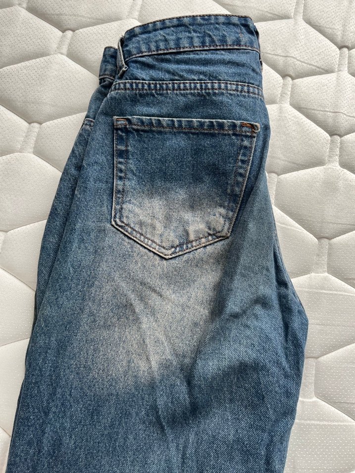 Gri Mavi Midi Kot Pantolon - Görsel 3