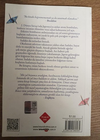 Sadako ve Kağıttan Bin Turna Kuşu - Görsel 2