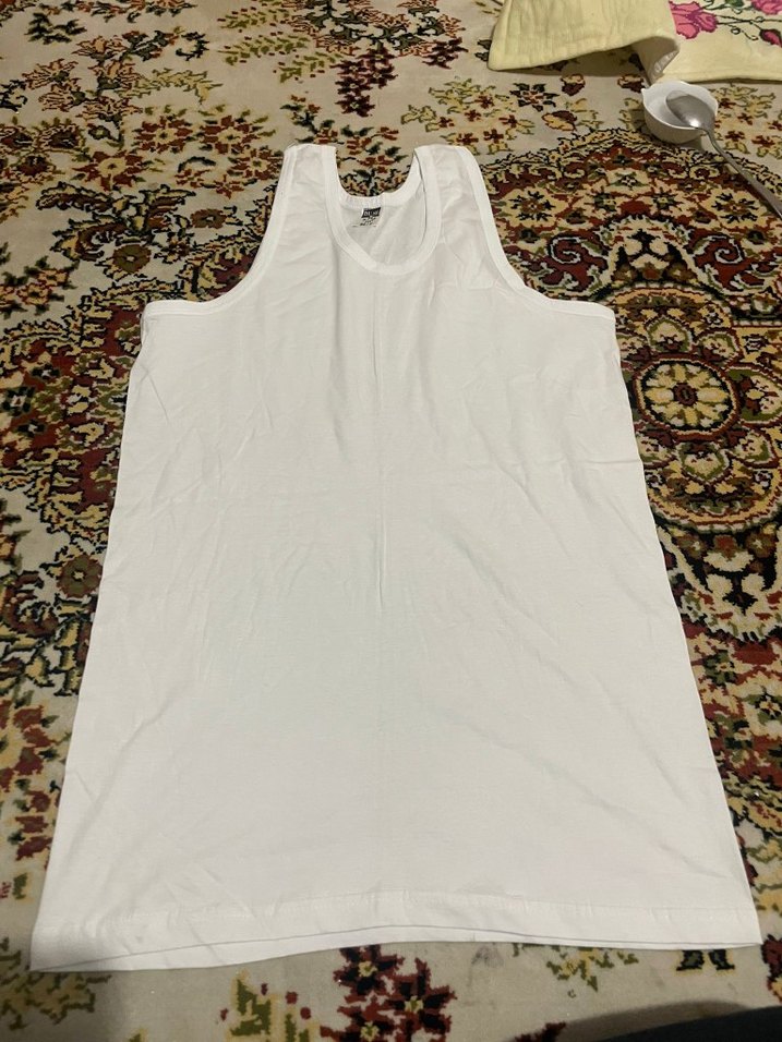 3 adet Beyaz  erkek atlet - Görsel 2