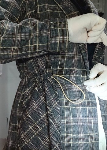 vintage kadın ceket - Görsel 4