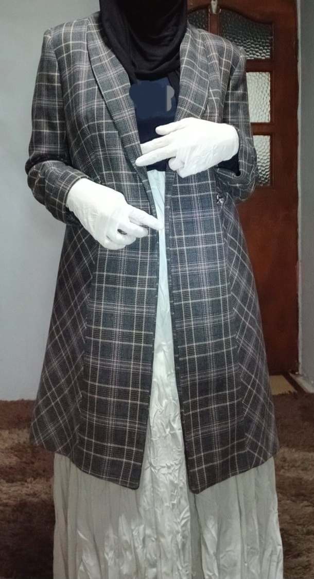 vintage kadın ceket - Görsel 3