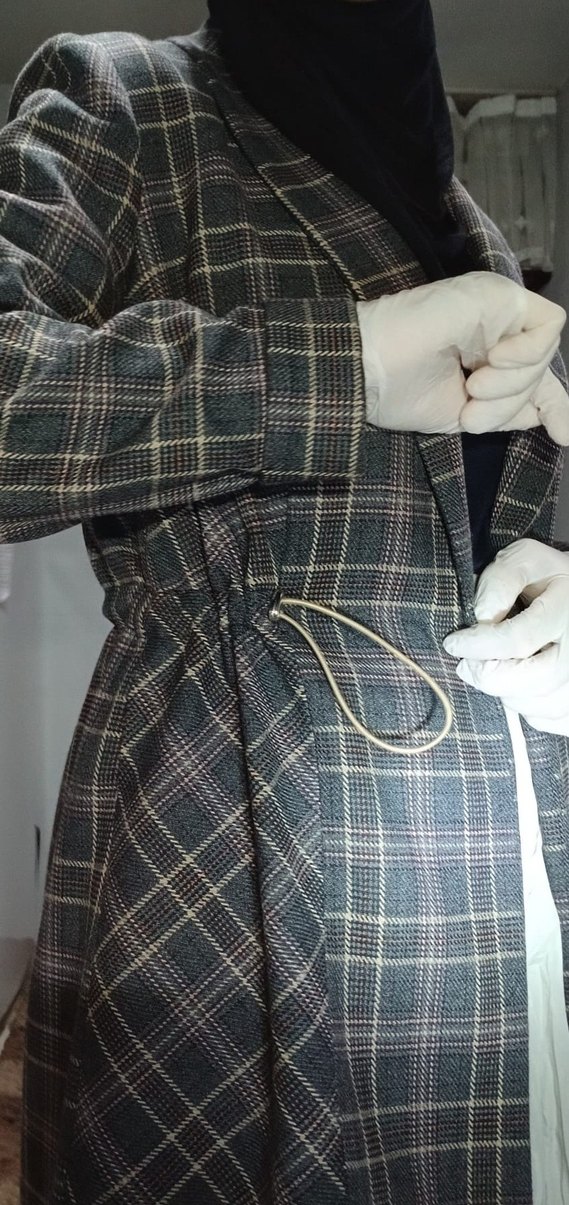 vintage kadın ceket - Görsel 4