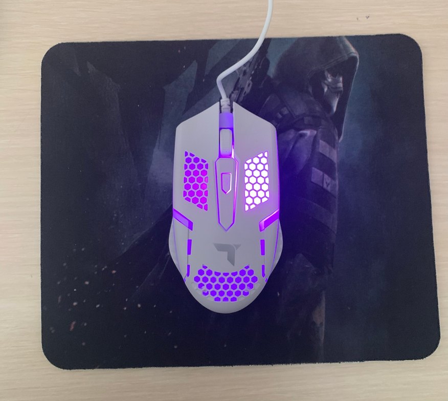 Beyaz RGB Işıklı Klavye ve Mouse Seti - Görsel 2