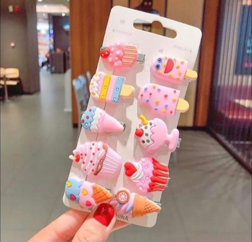 Çiçek Desenli Boncuklu Çocuk Takı Seti - Görsel 3