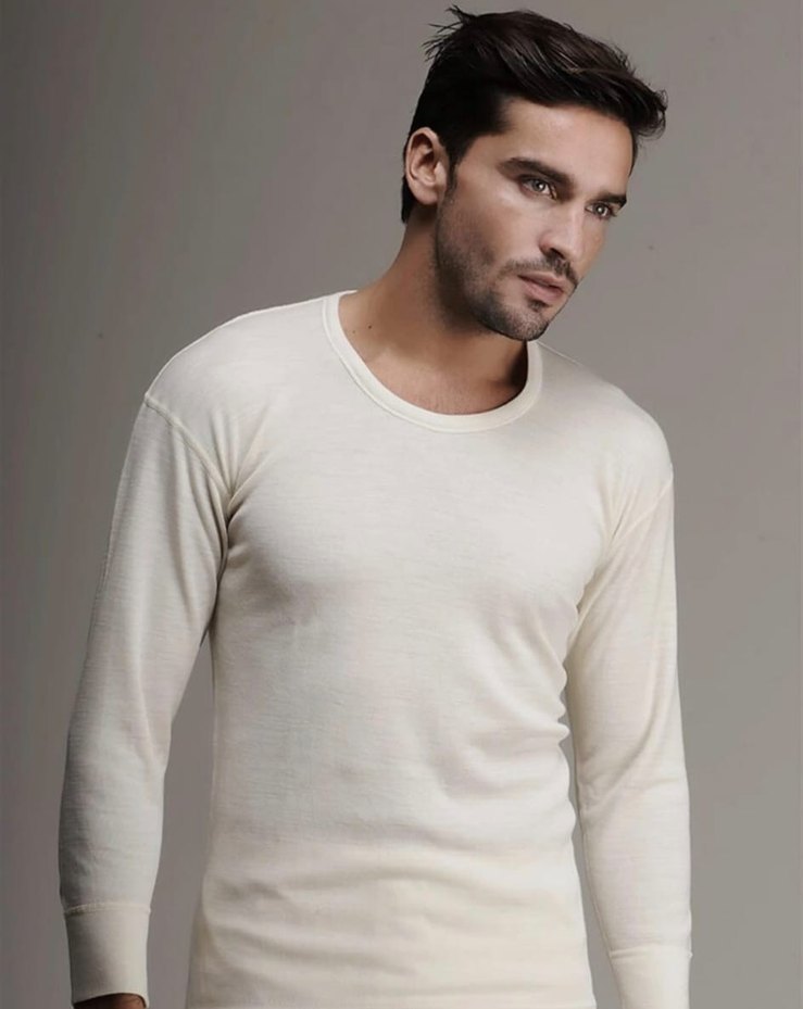 Erkek Krem Uzun Kollu GüvençYün - Görsel 2