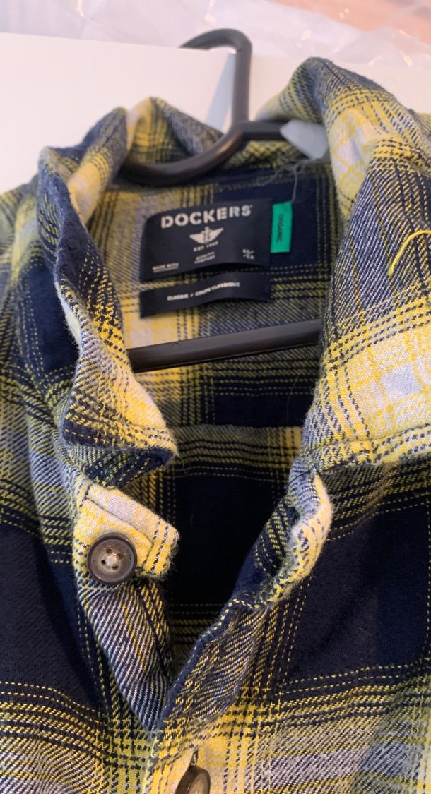 Sarı Larciver Ekoseli  kışlık Erkek Gömlek - Görsel 2