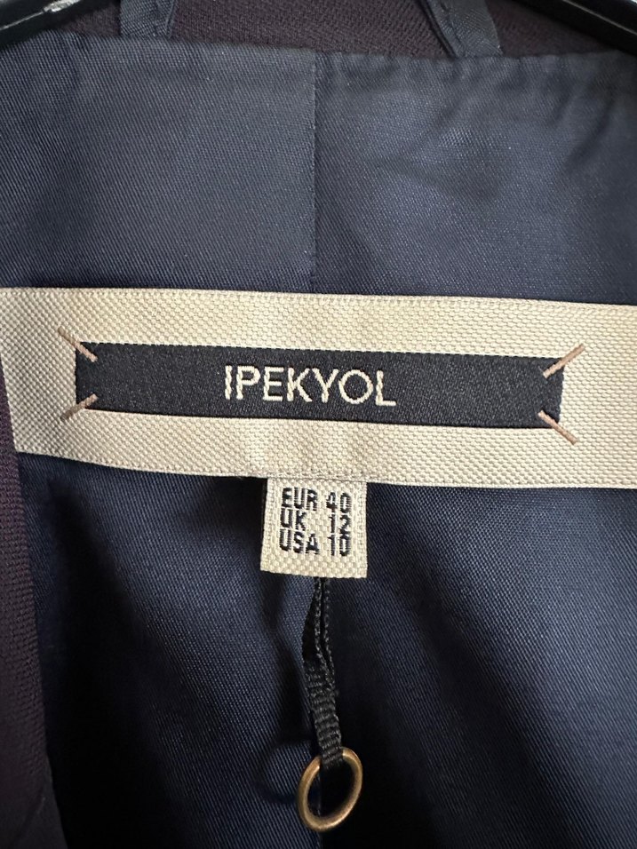 İpekyol Lacivert Kadın Uzun Kollu Düğmeli Blazer - Görsel 2