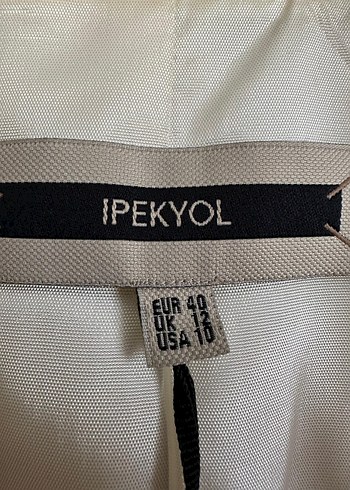 İpekyol Düğmeli Beyaz Kadın Blazer Ceket - Görsel 2