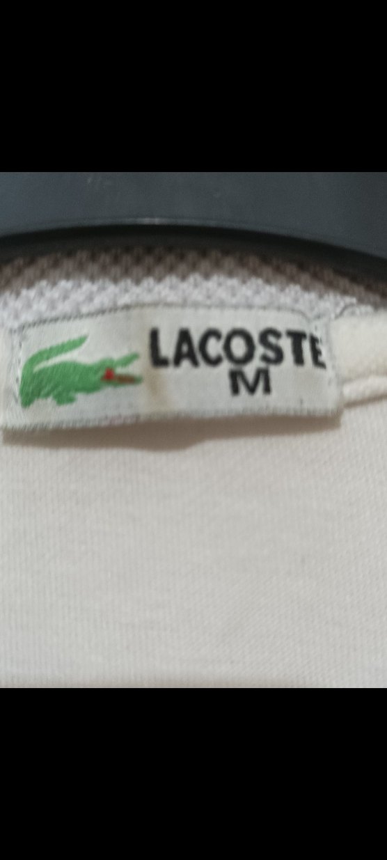 Lacoste Siyah beyaz Tişört - Görsel 3