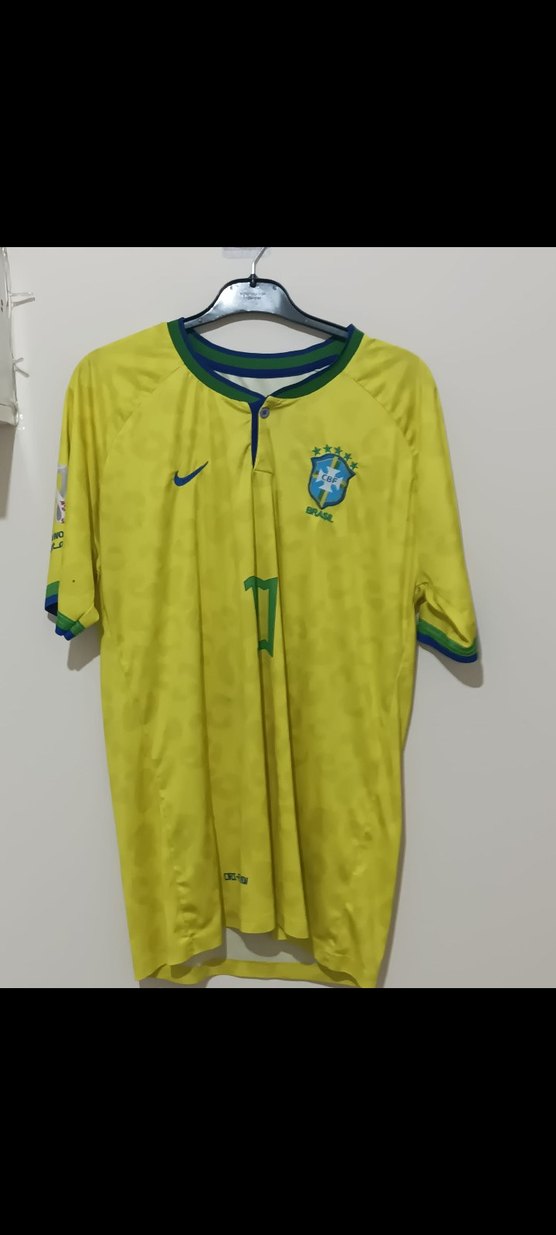 2022 Brezilya Neymar JR. Dünya Kupası maçları forması - Görsel 2