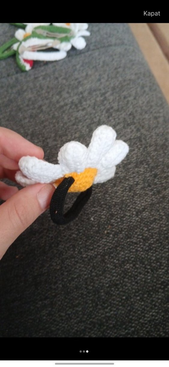 papatya desenli toka - Görsel 3