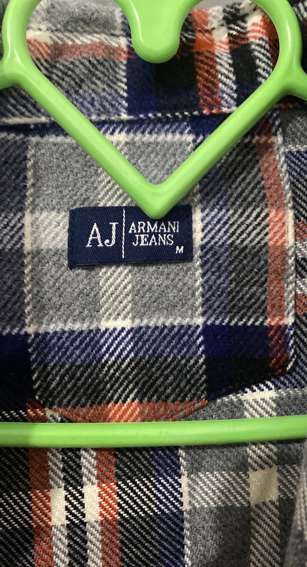 Armani Kadın Çok Renkli Kareli Uzun Kollu Oduncu Gömlek - Görsel 2