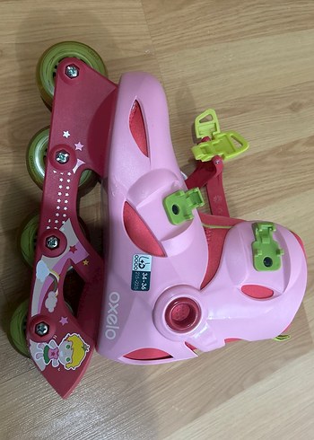 Renkli Pembe Çocuk Patenleri 34-36 beden - Görsel 2