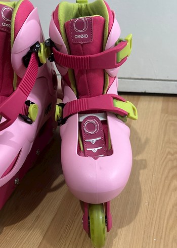 Renkli Pembe Çocuk Patenleri 34-36 beden - Görsel 4