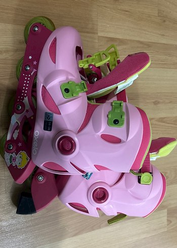 Renkli Pembe Çocuk Patenleri 34-36 beden - Görsel 7