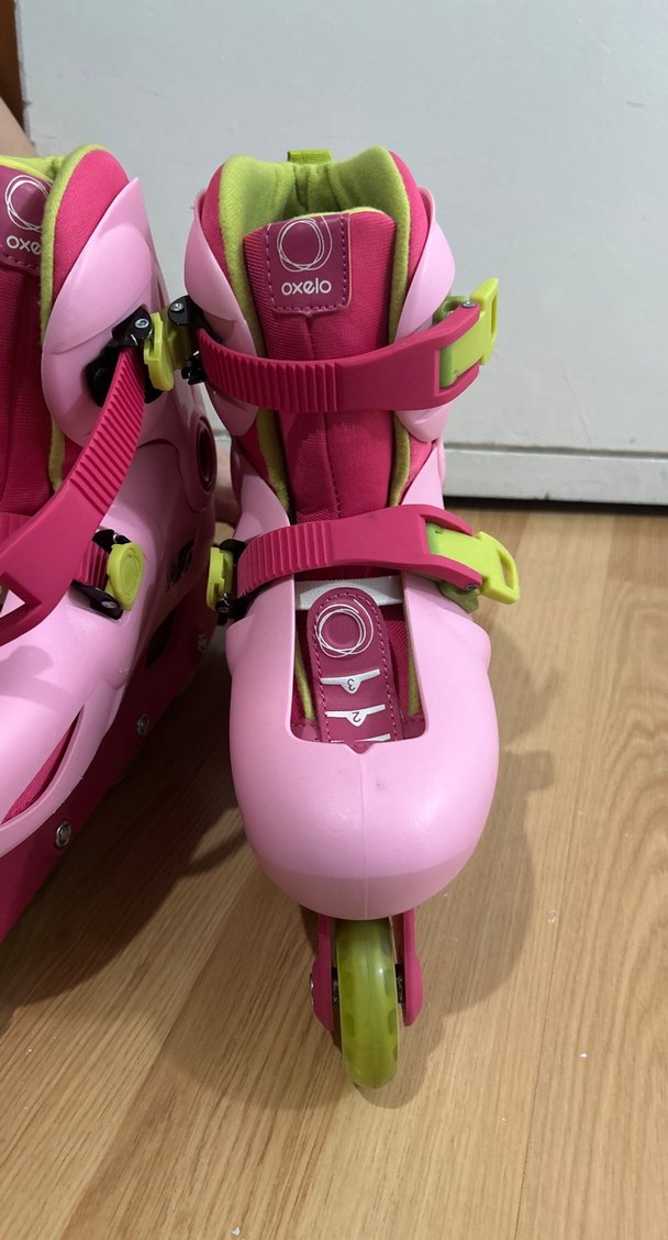 Renkli Pembe Çocuk Patenleri 34-36 beden - Görsel 4