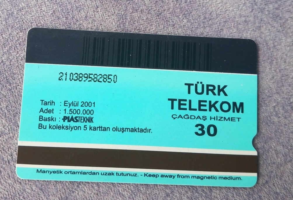 MÜZELERİMİZ TEMALI TELEKOM KART KONDİSYON YÜKSEK KOLEKSİYONLUK - Görsel 2