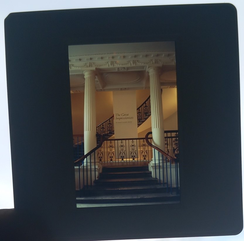 2 ADET LONDRA SANAT GALERİLERİ DİA FOTOĞRAFI 1990'LAR ÇEKİM (S) - Görsel 2