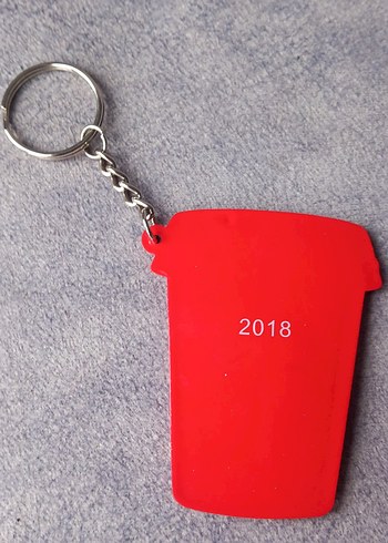 STARBUCKS PLASTİK ANAHTARLIK KONDİSYON YÜKSEK KOLEKSİYONLUK - Görsel 2