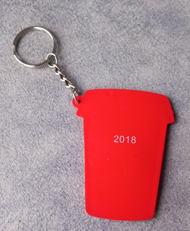 STARBUCKS PLASTİK ANAHTARLIK KONDİSYON YÜKSEK KOLEKSİYONLUK - Görsel 2