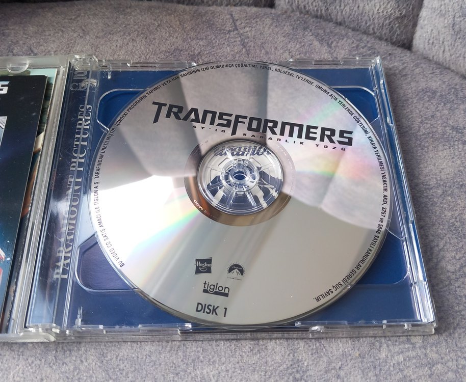 TRANSFORMERS VCD FİLM. KONDİSYON YÜKSEK KOLEKSİYONLUK NADİR - Görsel 4