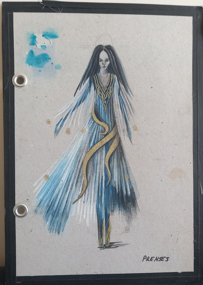 KARTON ÜZERİNE  YAPILMIŞ ORJİNAL EL YAPIMI ÇİZİMLER - Görsel 5